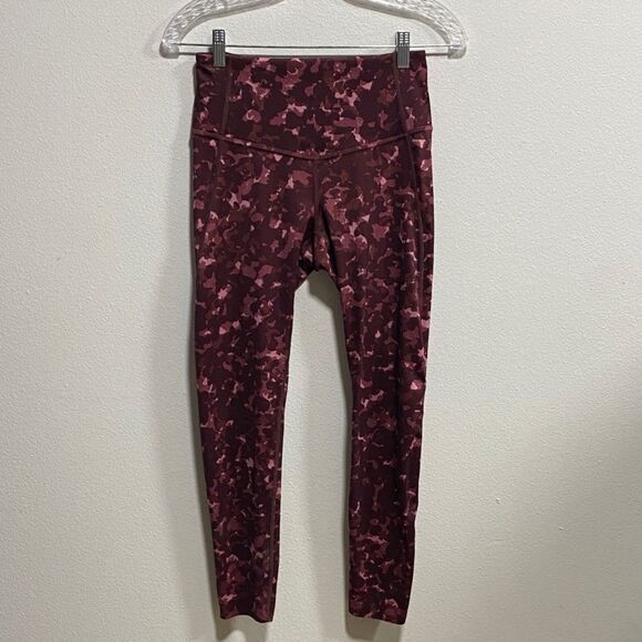 Zella Soft High Waist 7/8‎ Leggings Pink Floral Camo Size Small - Picture 4 of 15